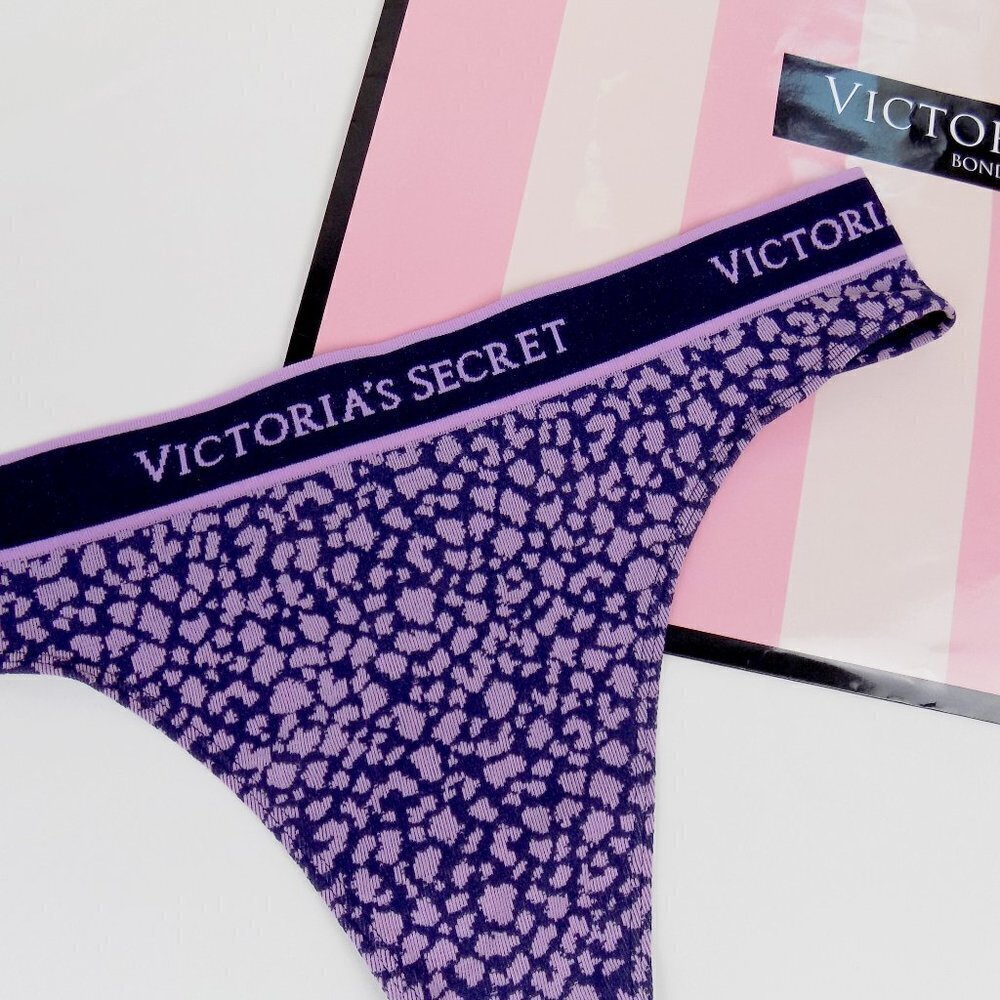 nwt victoria's secret logo no show seamless thong - Picture 1 of 4